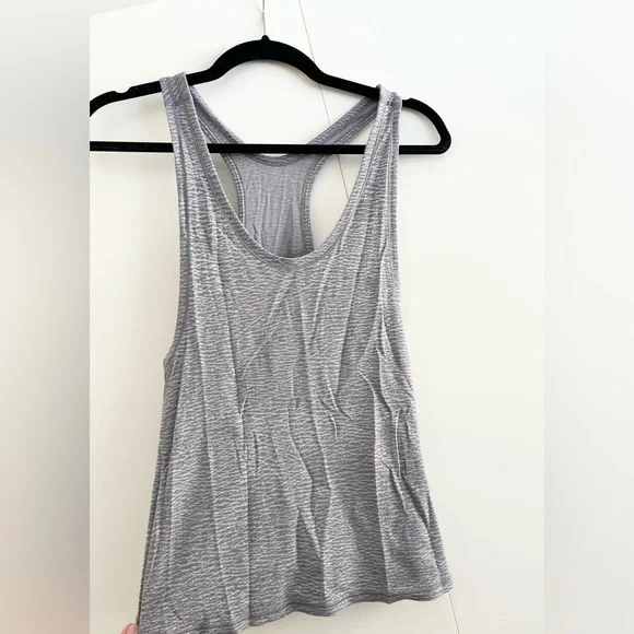 Lululemon Light Gray Racerback Tank - Picture 1 of 2